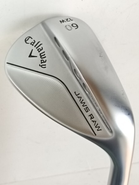 キャロウェイ  ジョーズロウ ウェッジ 60° 12W  JAWS RAW ノーメッキ クロム メッキ拍卖