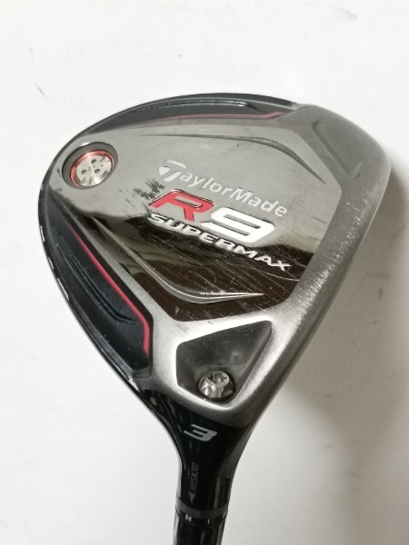美品 テーラーメイド フェアウェイウッド r9 SUPER MAX 3W フレックスS ヘッドカバー 中古拍卖