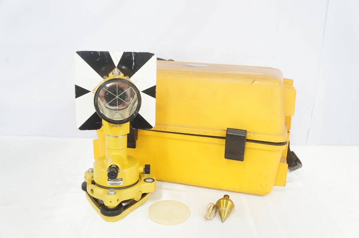① TOPCON トプコン EDM ACCESSORIES-3 素子プリズム ターゲット 測量 3510291011拍卖