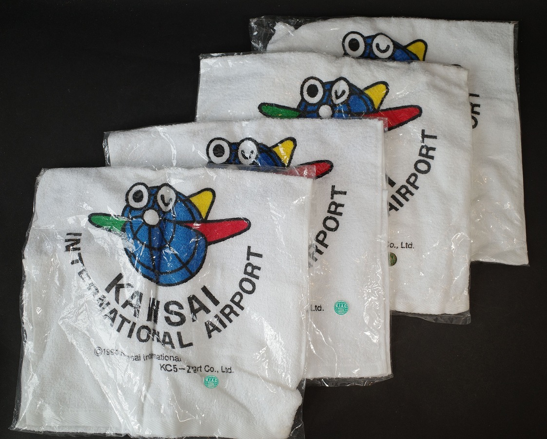 未使用 4枚セット 当時物 カンクン バスタオル フェイスタオルセット 関西空港 1994拍卖