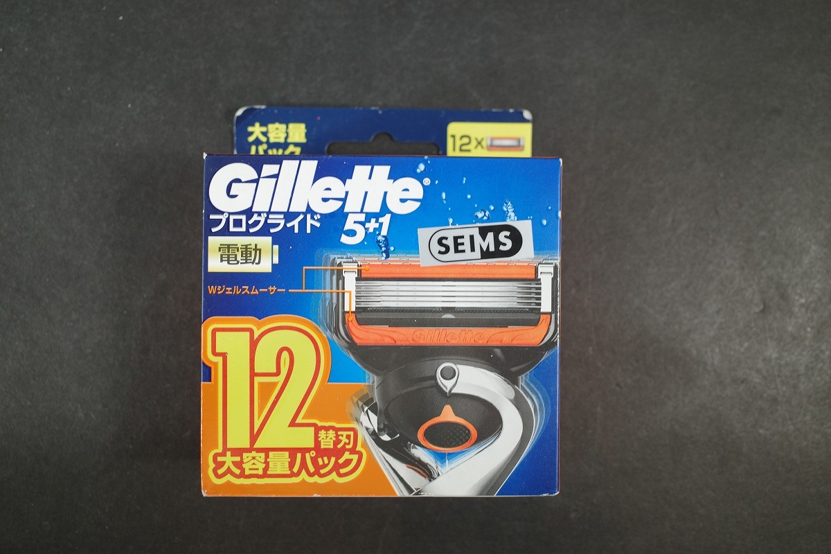 即決 【未開封】ジレット プログライド 電動タイプ(パワー) Gillette PROGLIDE 5+1 替刃12コ入拍卖