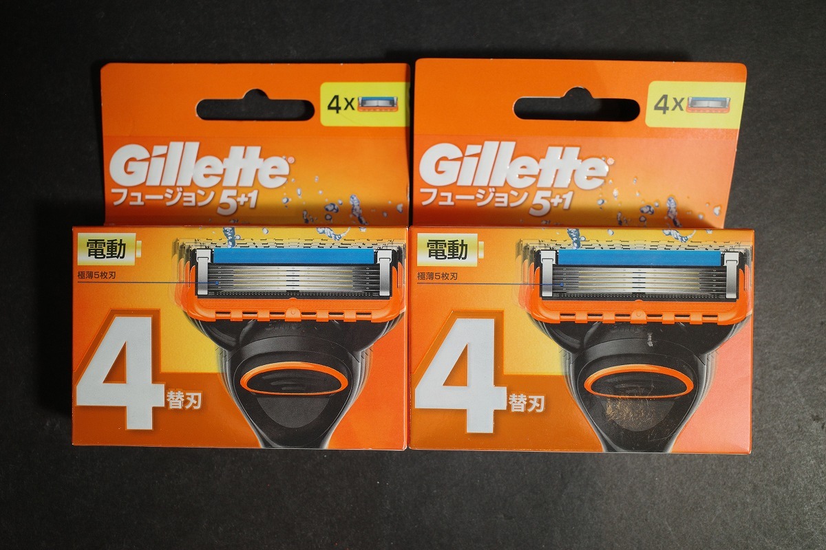未開封 ジレット フュージョン電動タイプ(パワー) 替刃8コ入 極薄5枚刃 Gillette FUSION 5+1 即決拍卖