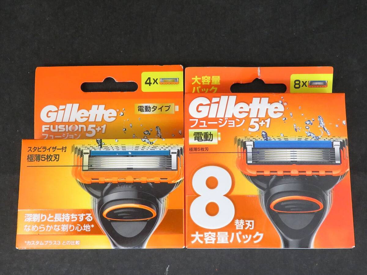 未使用 ジレット フュージョン 5+1 替刃 12個 *0923拍卖