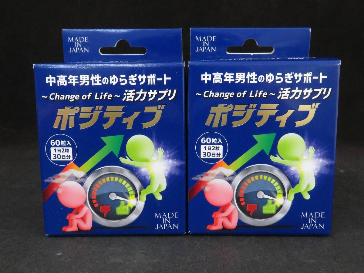 未使用 2箱セット 活力サプリポジティブ 60粒 *0923拍卖
