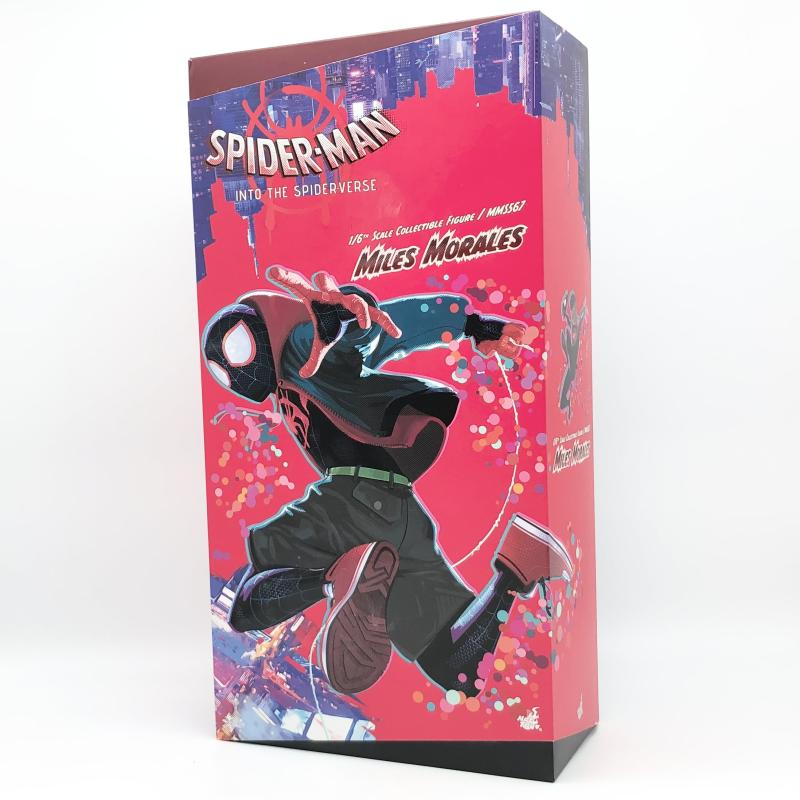 【中古】開封 ホットトイズ スパイダーマン:スパイダーバース ムービー・マスターピース MM#567 1/6 マイルス・モラレス/スパイダーマン拍卖