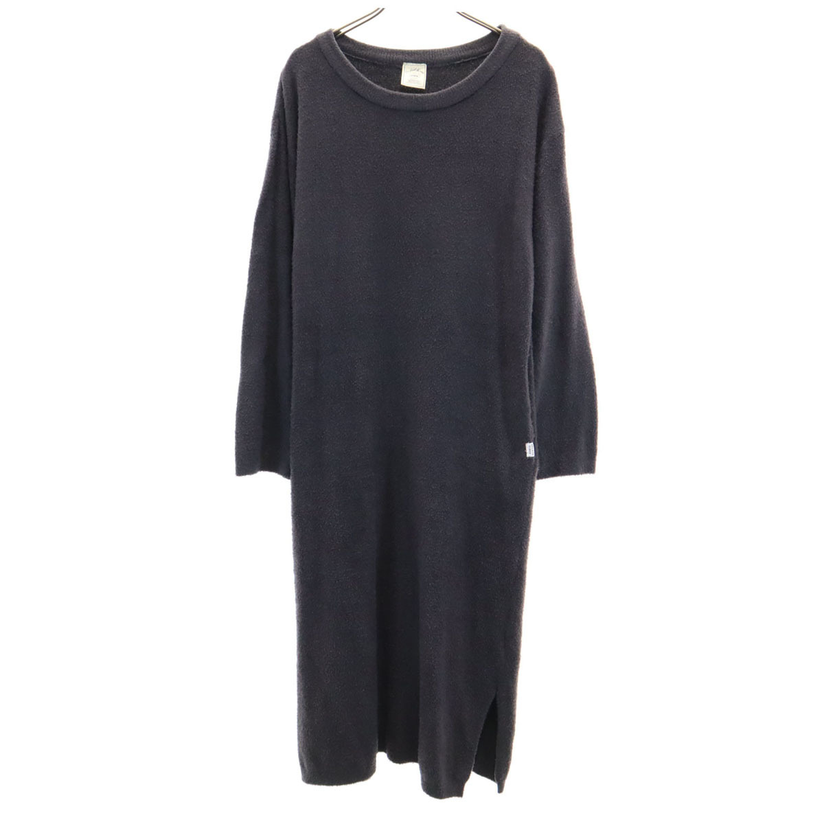 gelato pique ジェラートピケ 長袖 ベーシックスムーズィ ワンピース F ダークグレー ジェラピケ ルームウェア PWN0214109 レディース拍卖