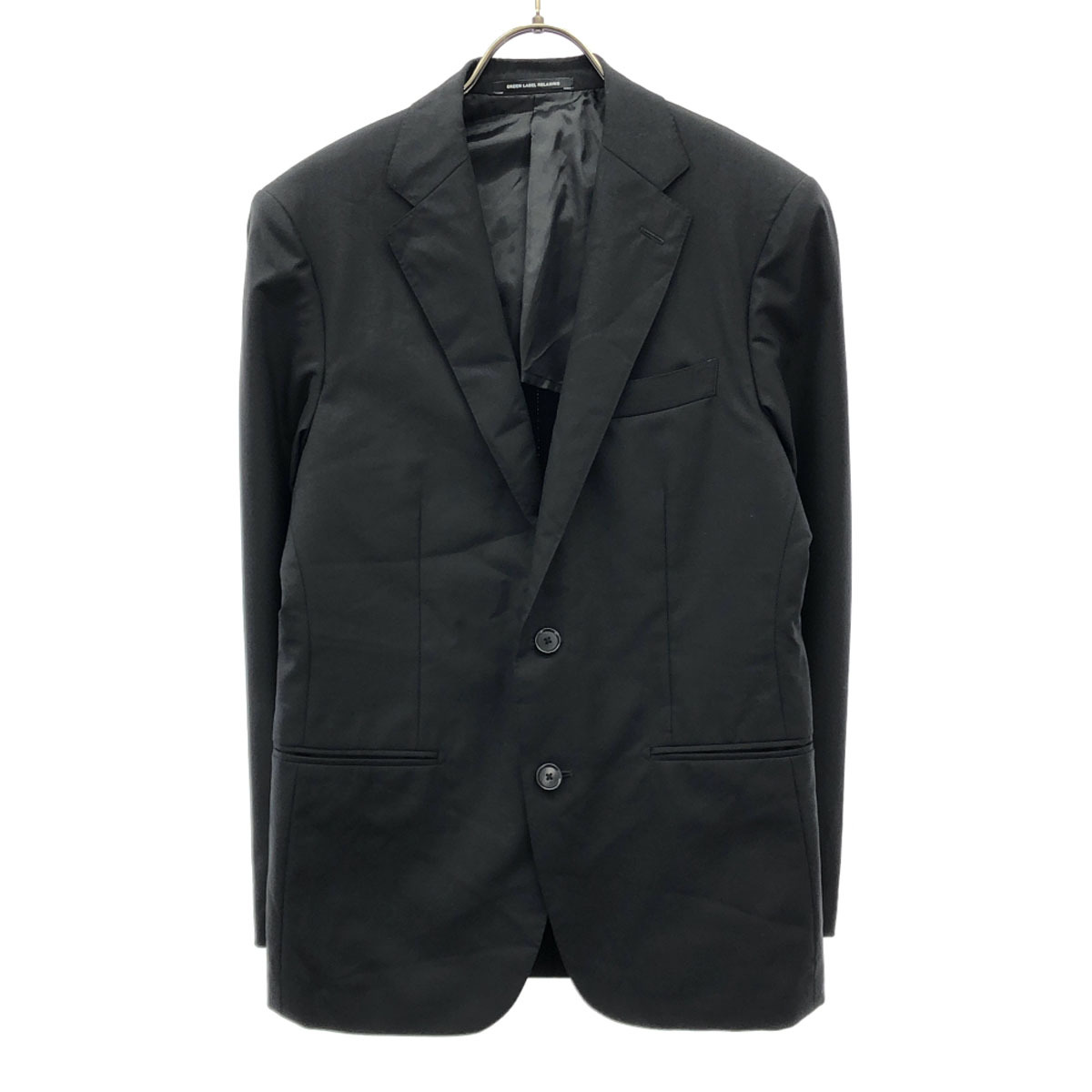 green label relaxing グリーンレーベルリラクシング テーラードジャケット 42 ブラック ユナイテッドアローズ レディース拍卖