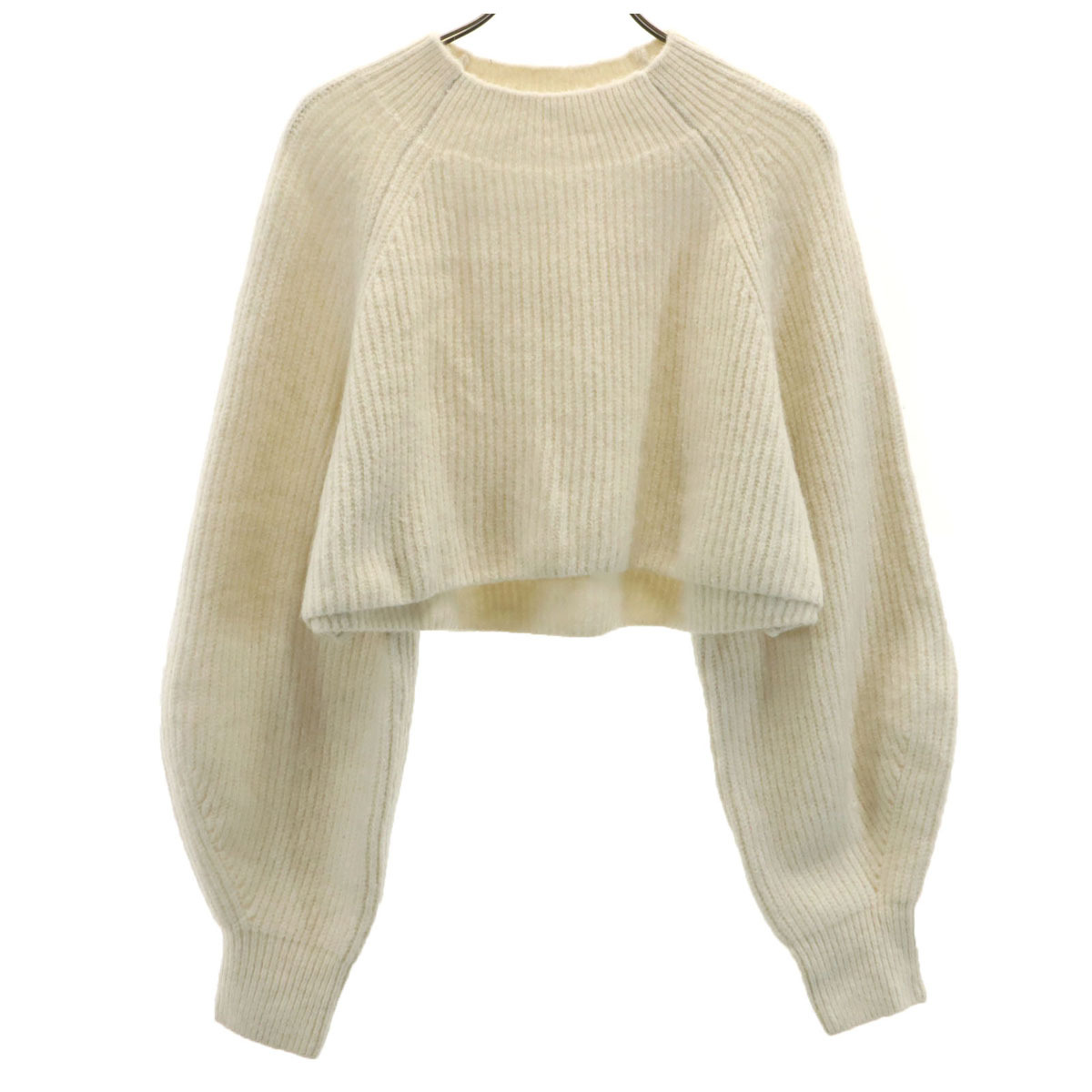 SENSE OF PLACE センスオブプレイス 長袖 ショート丈 セーター ONE SIZE アイボリー アーバンリサーチ ニット レディース拍卖