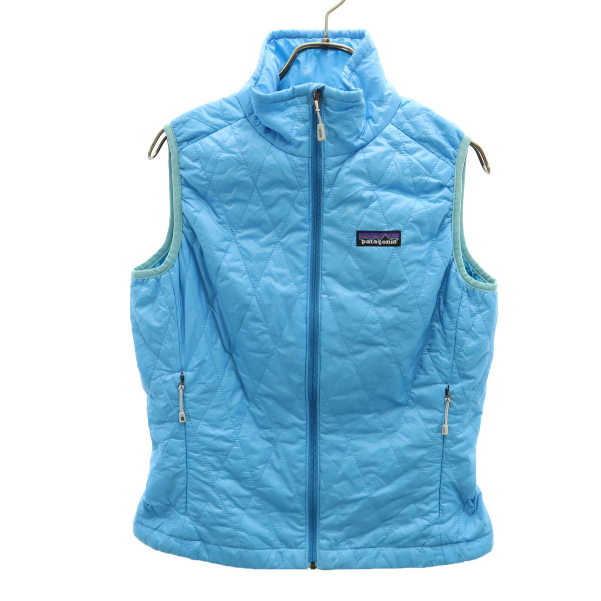 patagonia パタゴニア ナノパフ 中綿ベスト XS ブルー系 アウトドア 84245FA12 レディース拍卖