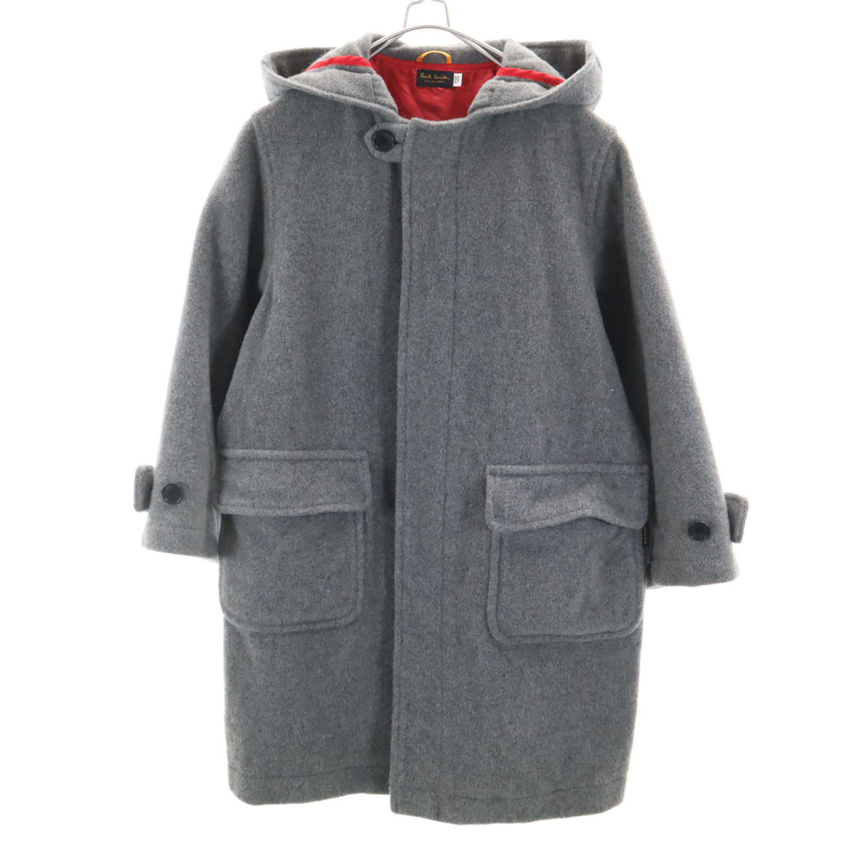 Paul Smith ポールスミス ウールブレンド コート 120 グレー for children キッズ拍卖
