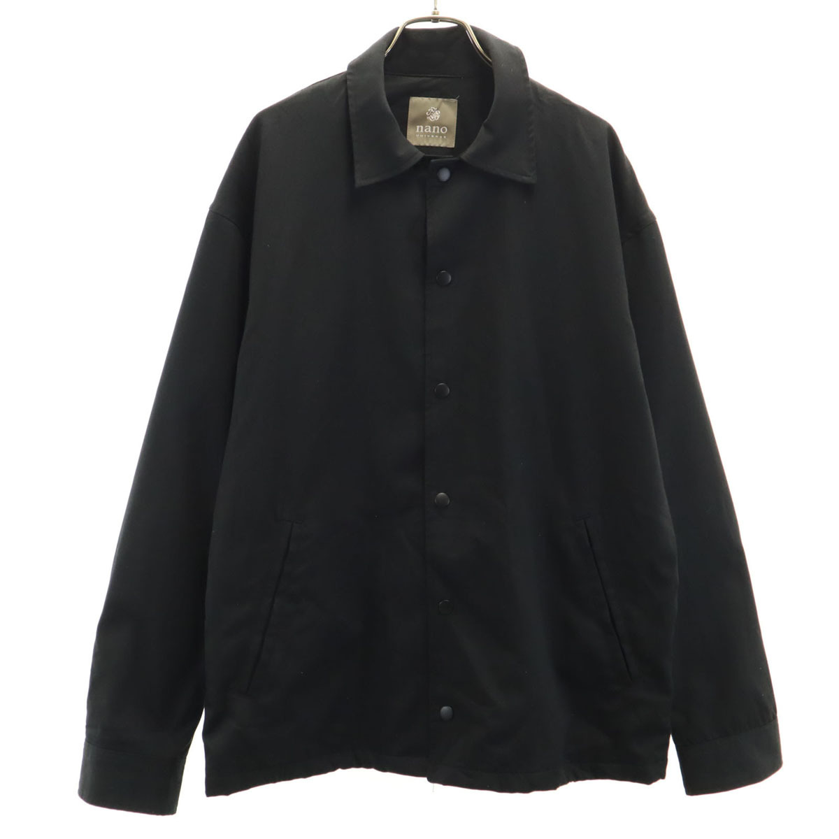 nano universe ナノユニバース コーチジャケット L ブラック 裏メッシュ メンズ拍卖