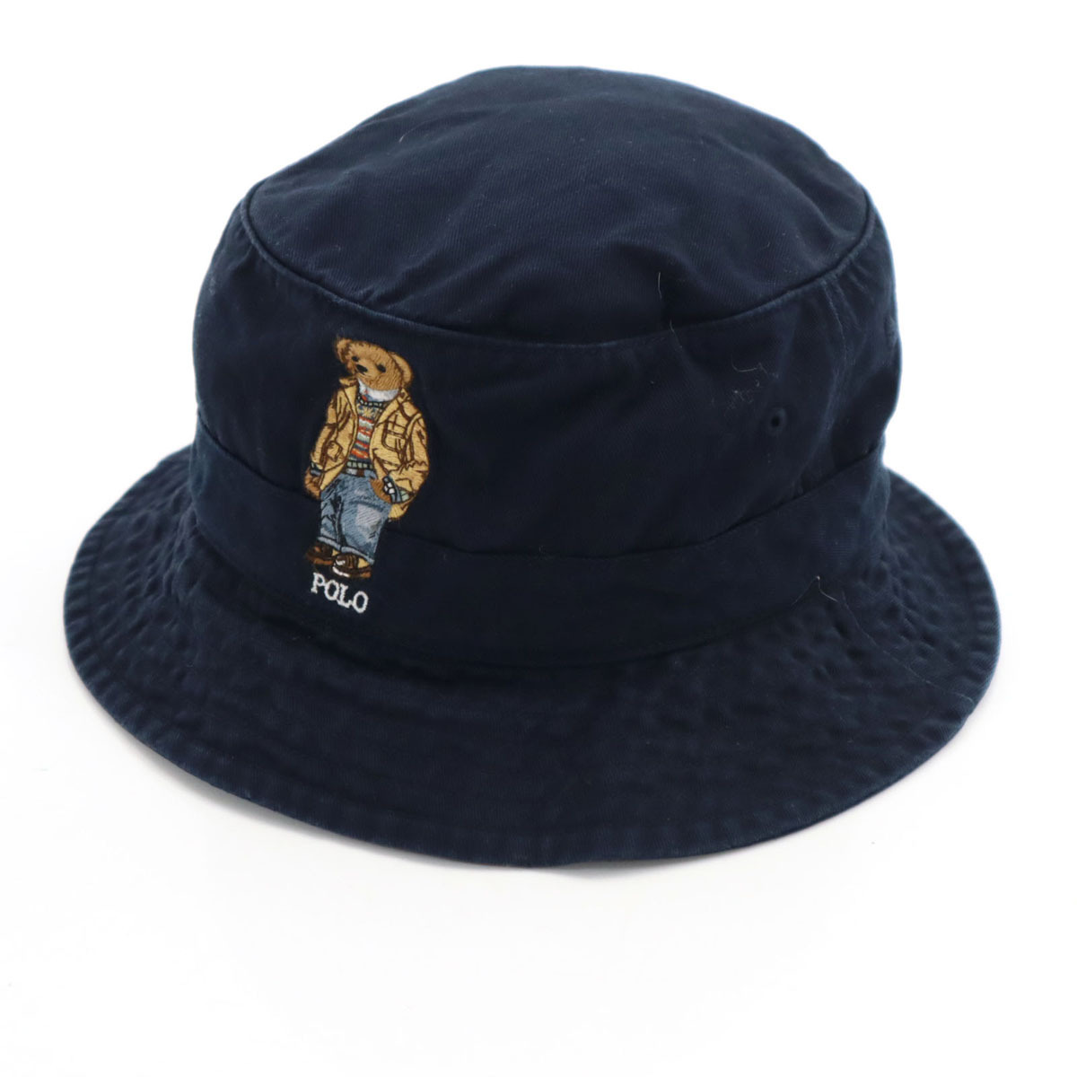 POLO RALPH LAUREN ポロラルフローレン ポロベア バケット ハット 58 ネイビー 帽子 レディース拍卖