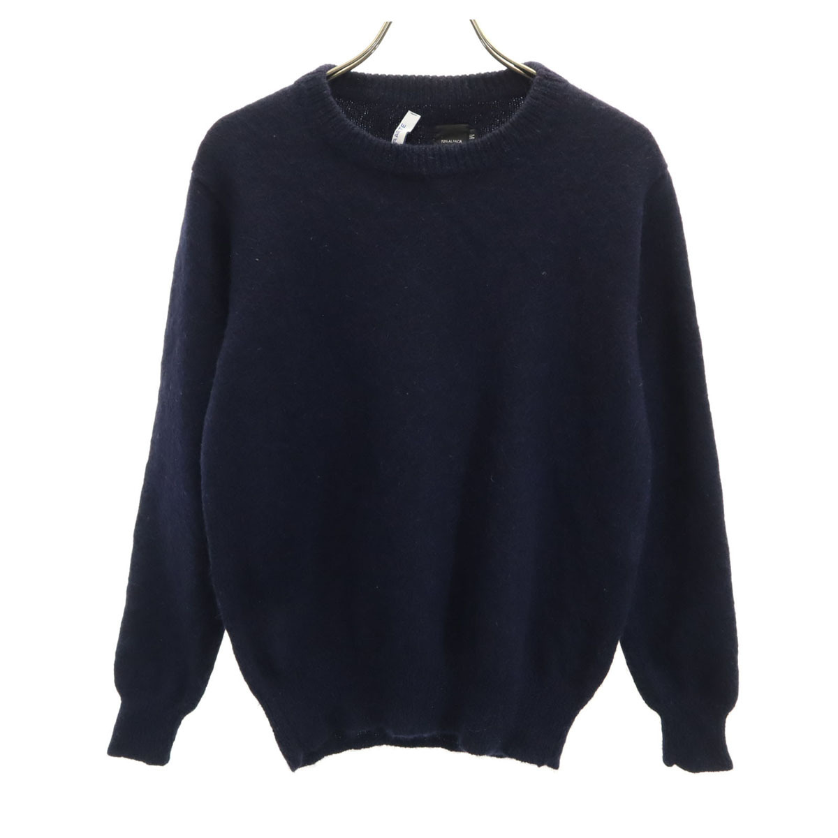 美品 THIBAULT VAN DER STRAETE ティボーヴァンダルストラット アルパカブレンド 長袖 セーター M ネイビー ニット レディース拍卖