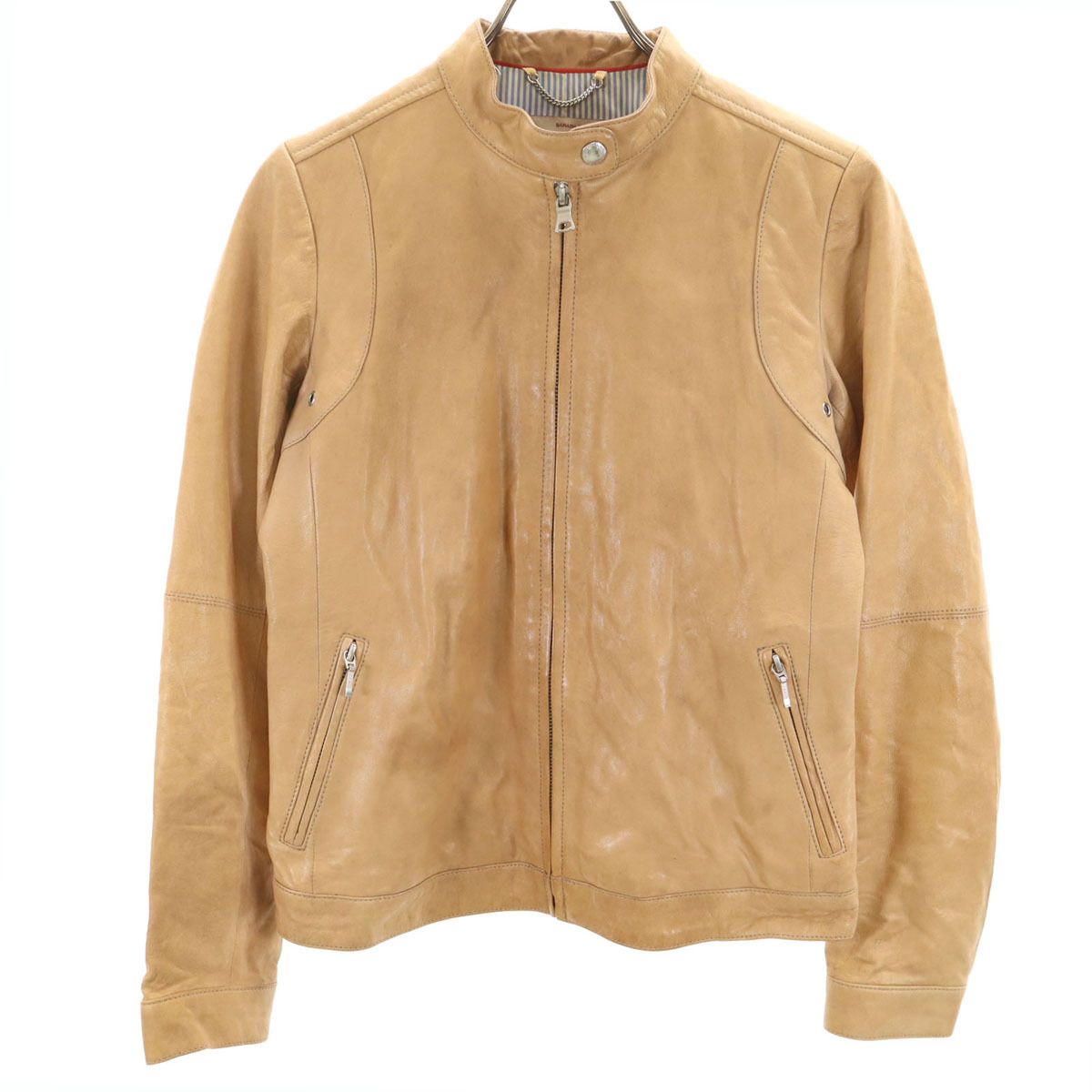 Banana Republic バナナリパブリック レザージャケット S ベージュ系 レディース拍卖