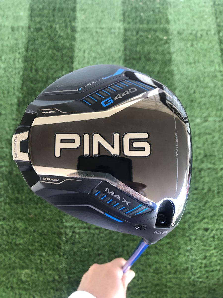 中古品 PING G440 MAX ドライバ― ロフト10.5 ALTA J CB BLUE R-frex 右用拍卖