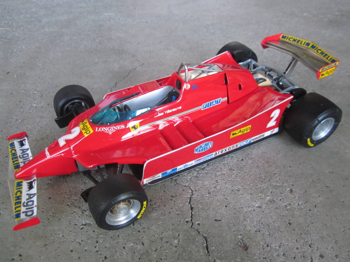 スタジオ27★1/20 フェラーリ 126C イタリアGP 1980 #2 G・ヴィルヌーヴ★塗装済完成品拍卖