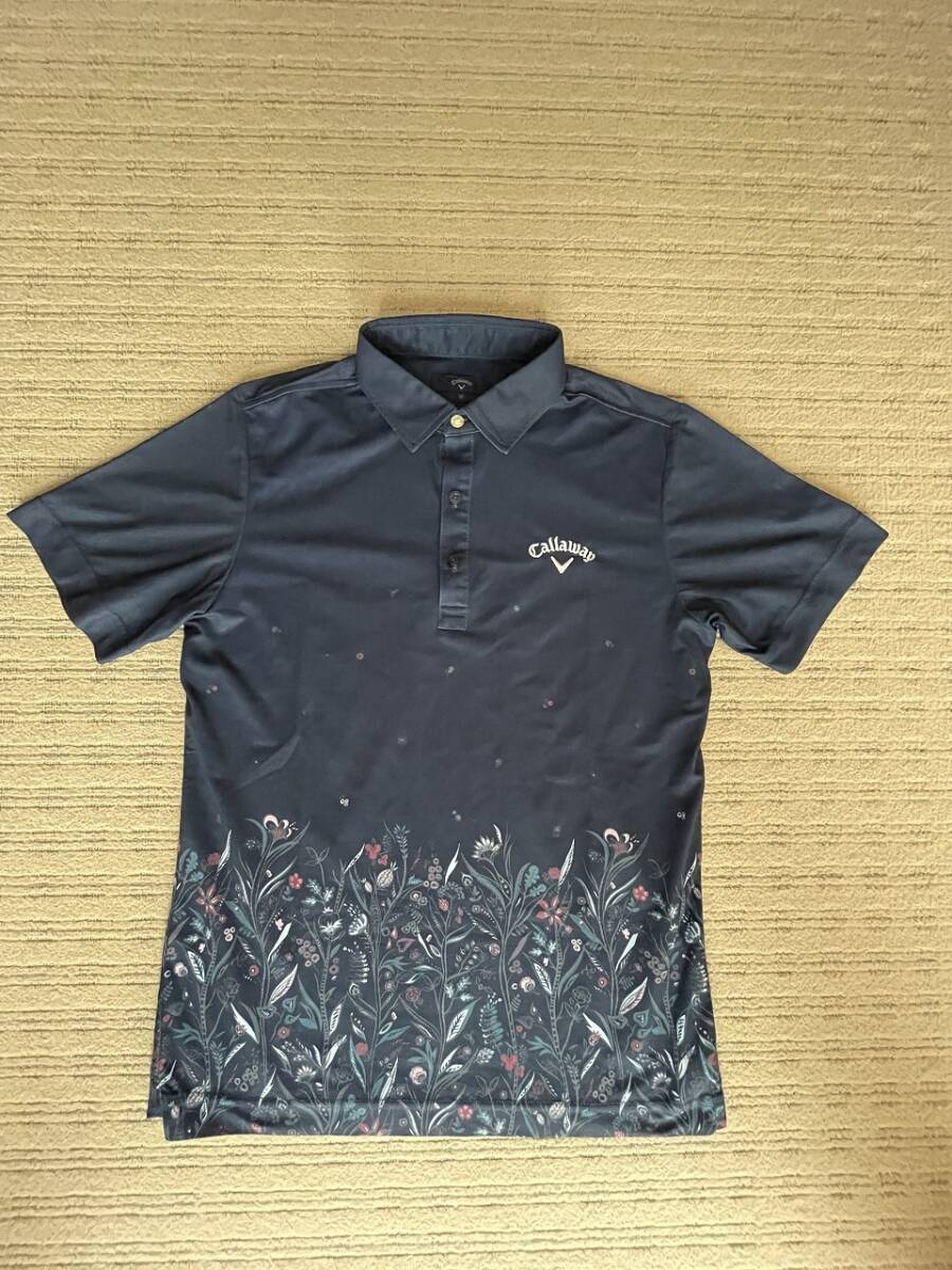 【美品】Callaway キャロウェイ/半袖 ポロシャツ (吸汗速乾性・UPF15・抗菌性・ウエストシェイプ型)/C22134106/サイズM拍卖