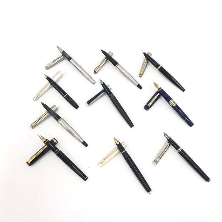 PARKER/PLATINUM/MONTBLANC 他 万年筆 おまとめ【DJAR2035】拍卖
