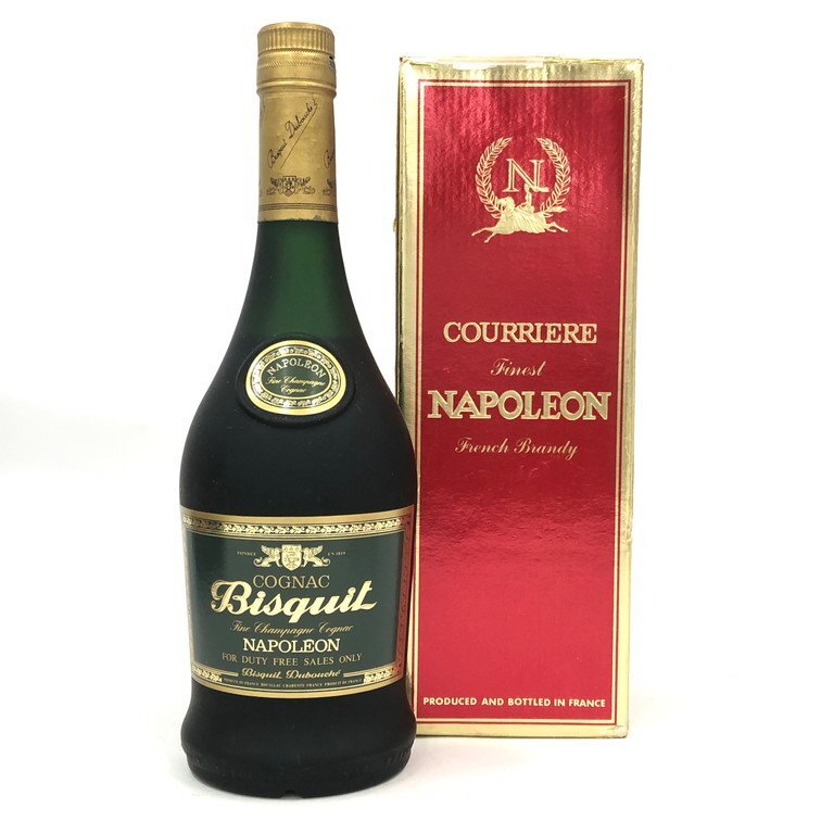 Bisquit ビスキー ナポレオン コニャック 700ml 度数記載なし 未開栓 国外酒 箱つき【DJATA024】拍卖