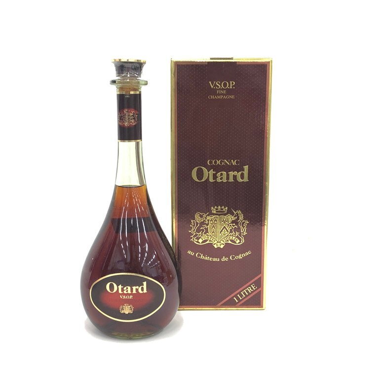 Otard オタール VSOP コニャック 1000ml 40% 箱付き 未開栓 国外酒【DJAX5007】拍卖