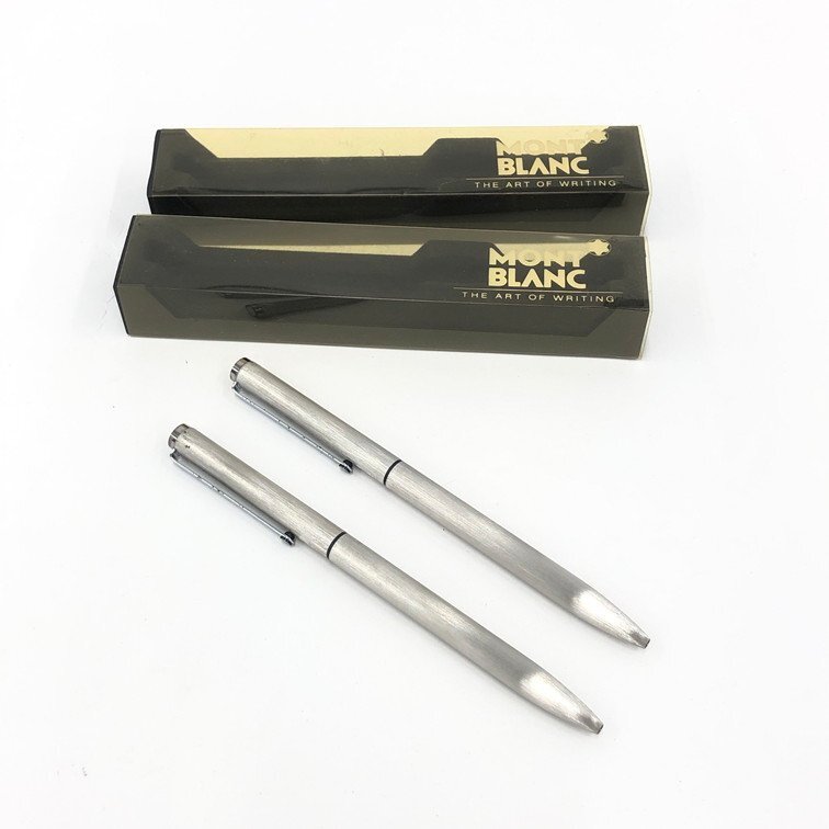 MONTBLANC モンブラン ボールペン 2点セット 箱付き【DJAY1006】拍卖