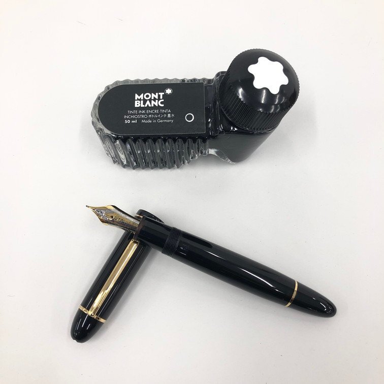 MONTBLANC モンブラン 万年筆 ペン先18K刻印あり 付属品あり【DJAZ9007】拍卖