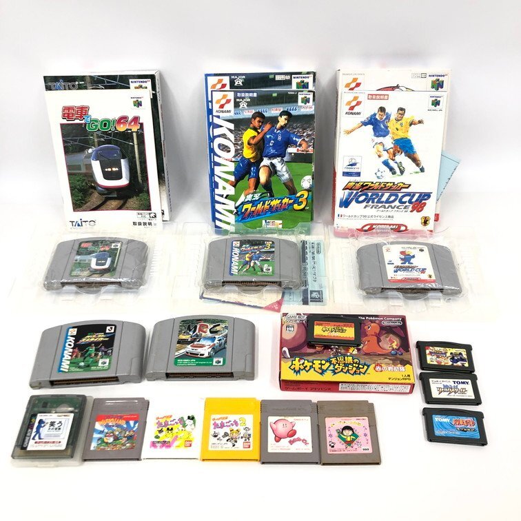Nintendo/他 テレビゲーム ソフト おまとめ 64/ゲームボーイ/ゲームボーイアドバンス【DJBC4008】拍卖