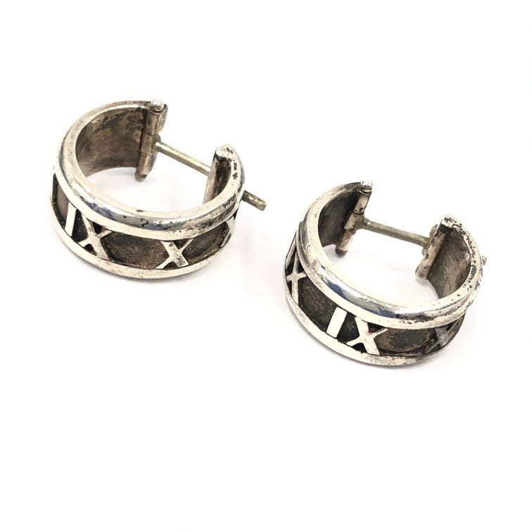 TIFFANY&Co. ティファニー ピアス アトラス 925 総重量6.57g 保存袋あり【DJBC4049】拍卖