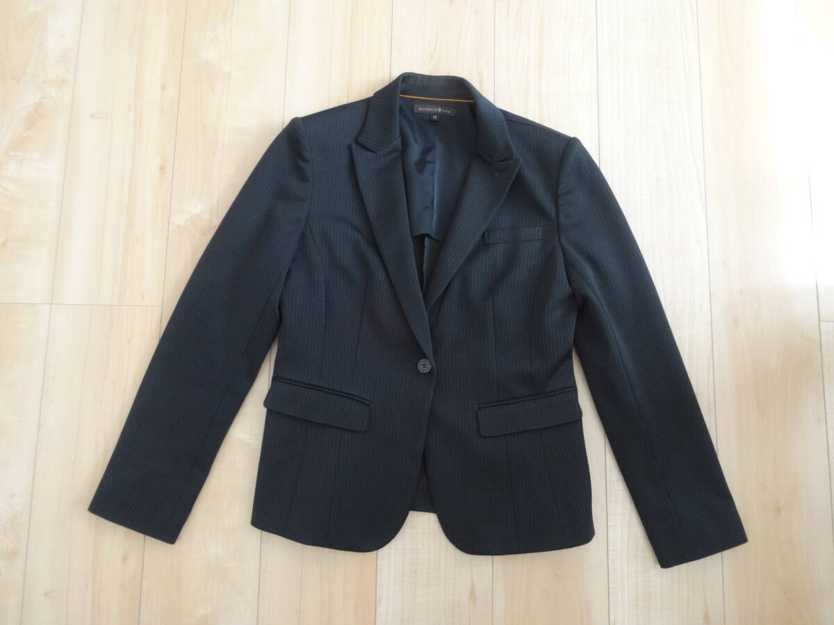 (現状品) PATRICK COX パトリックコックス テーラードジャケット サイズ11 レディース ブラック 黒系 フォーマル ビジネス 事務 スーツ #C6拍卖
