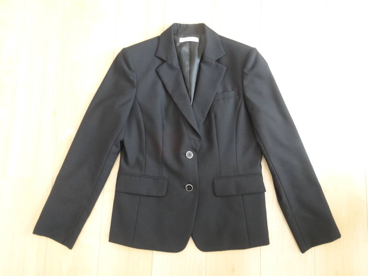 (現状品) SELERY セロリー テーラード ジャケット サイズ13 レディース 無地 ブラック系 黒系 フォーマル ビジネス 事務 OL 制服 スーツ C7拍卖