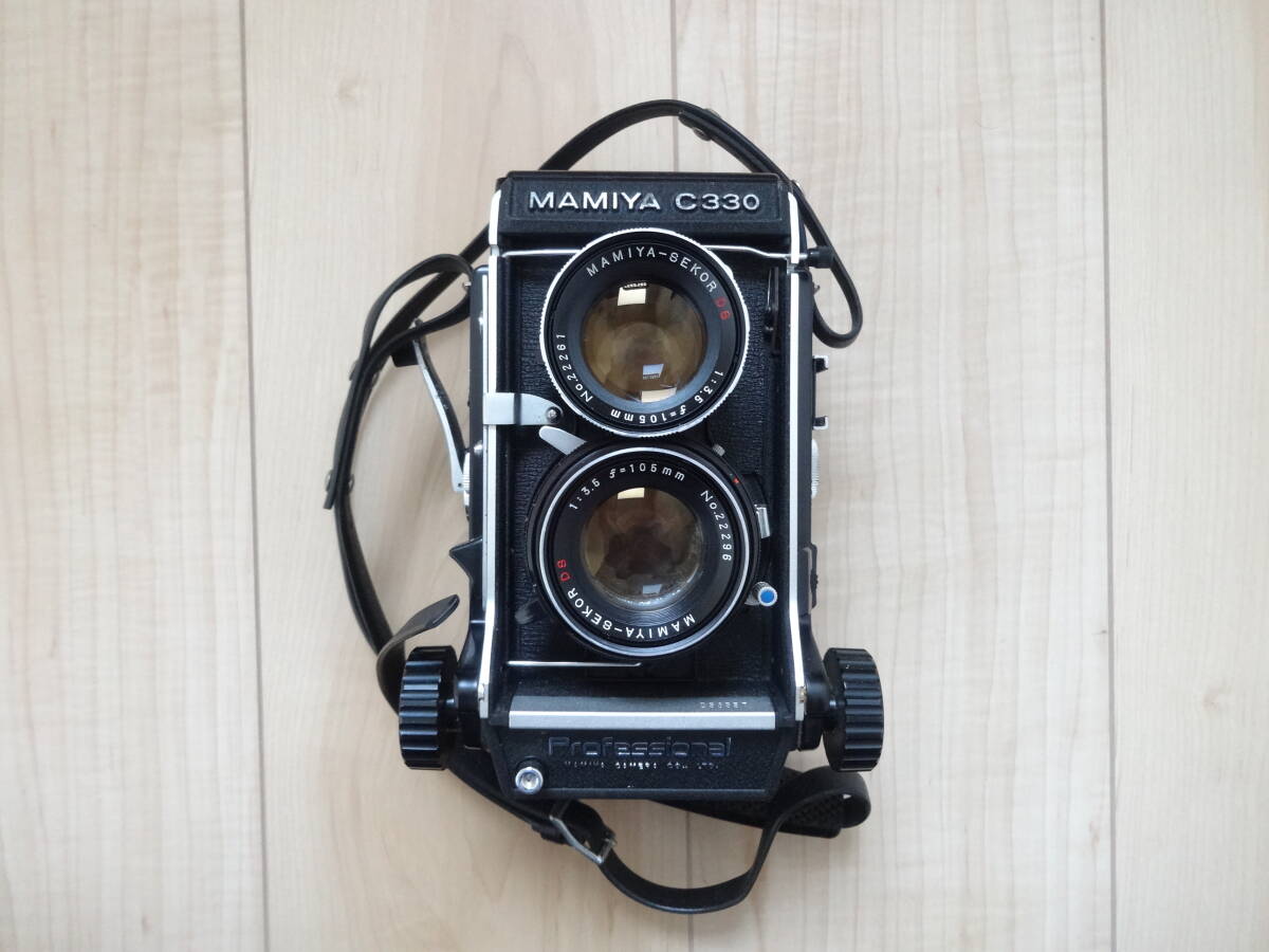 (動作未確認) マミヤ MAMIYA C330 Professional MAMIYA-SEKOR DB f=105mm 1:3.5 二眼レフ 中判 フィルムカメラ拍卖