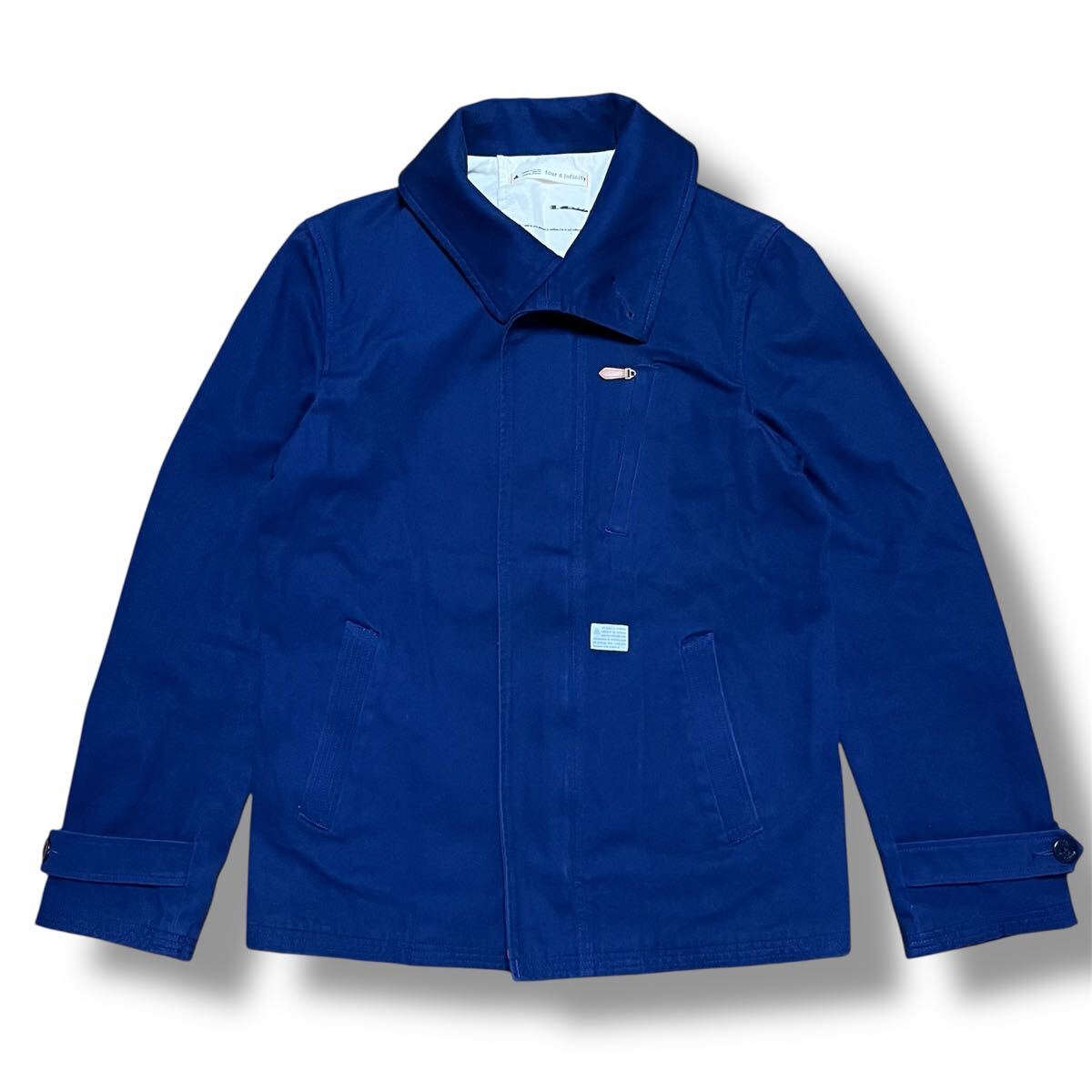 four d Infinity 渡辺陽平 日本製 ワークジャケット 00s 値引可 希少 カバーオール ブルゾン コットン アーカイブ 廃盤品 Y2K ネイビー拍卖