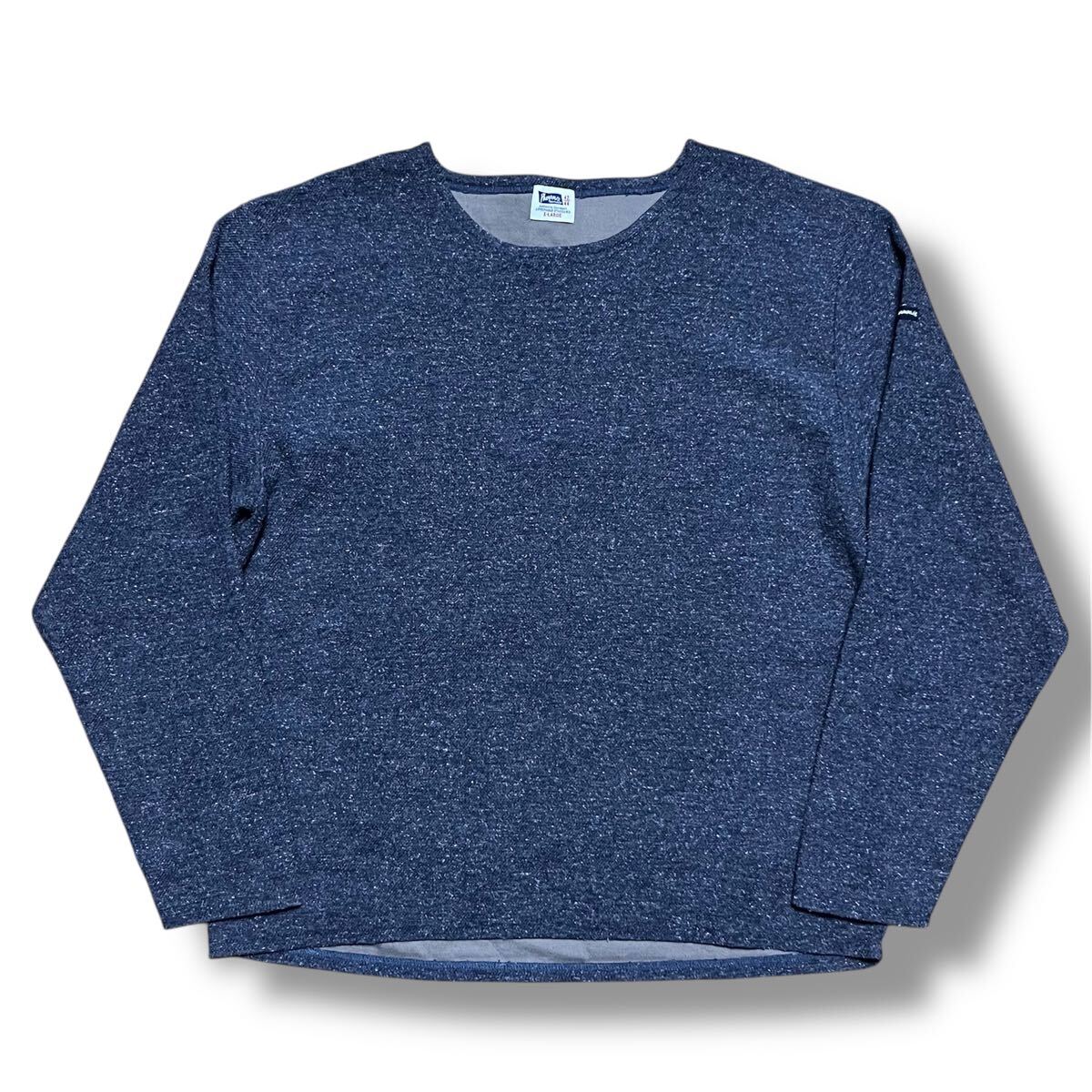 pherrow's バスク型 ネップ スウェット 廃盤品 値引可 フェローズ 日本製 ネップ ごま塩 ゴマ塩 バスクスウェット XLサイズ アーカイブ拍卖