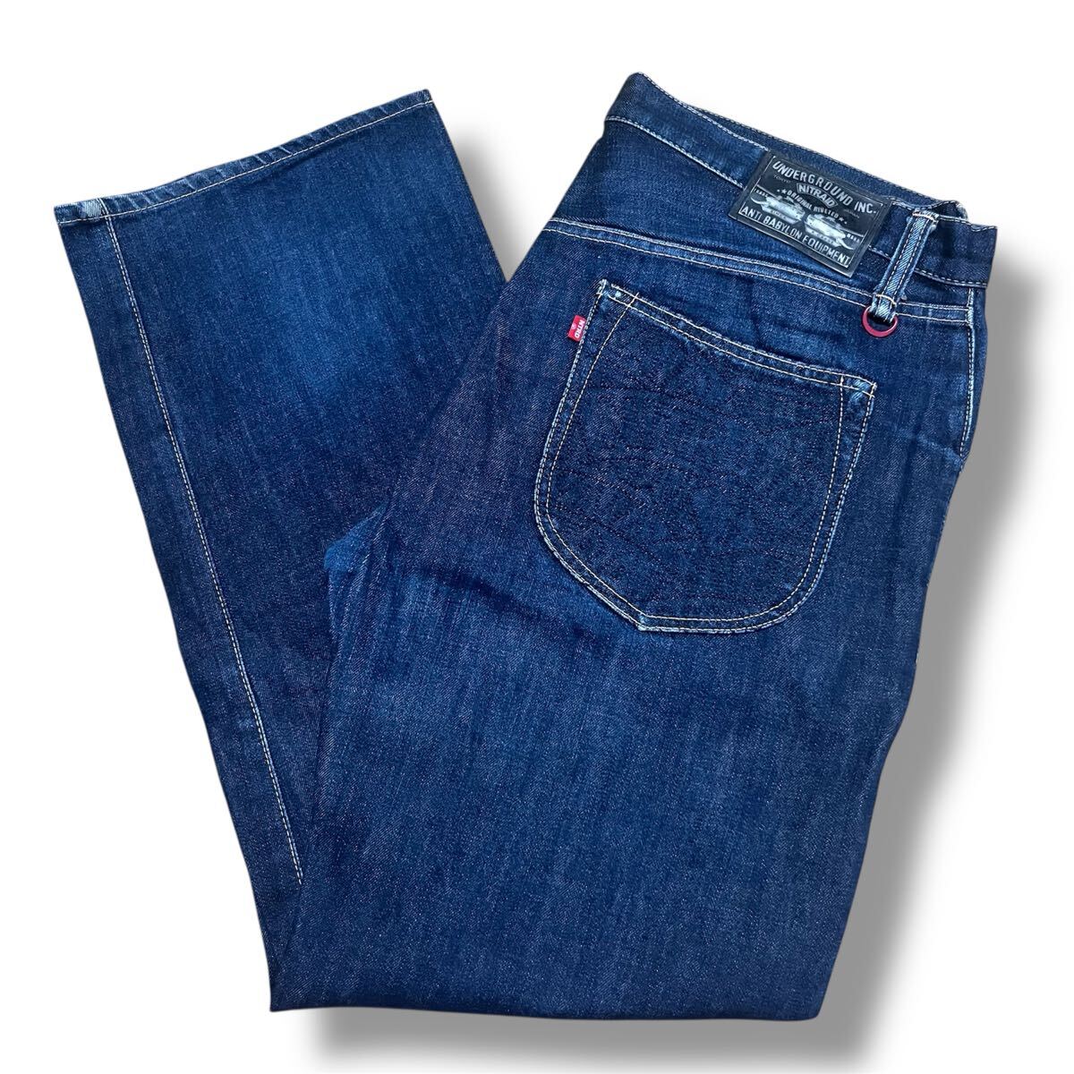 NITRAID 赤耳 セルビッジ 刺繍デニム 00s ナイトレイド 日本製 希少 値引可 ポケット刺繍 デニムパンツ ジーンズ セルビッチ アーカイブ拍卖