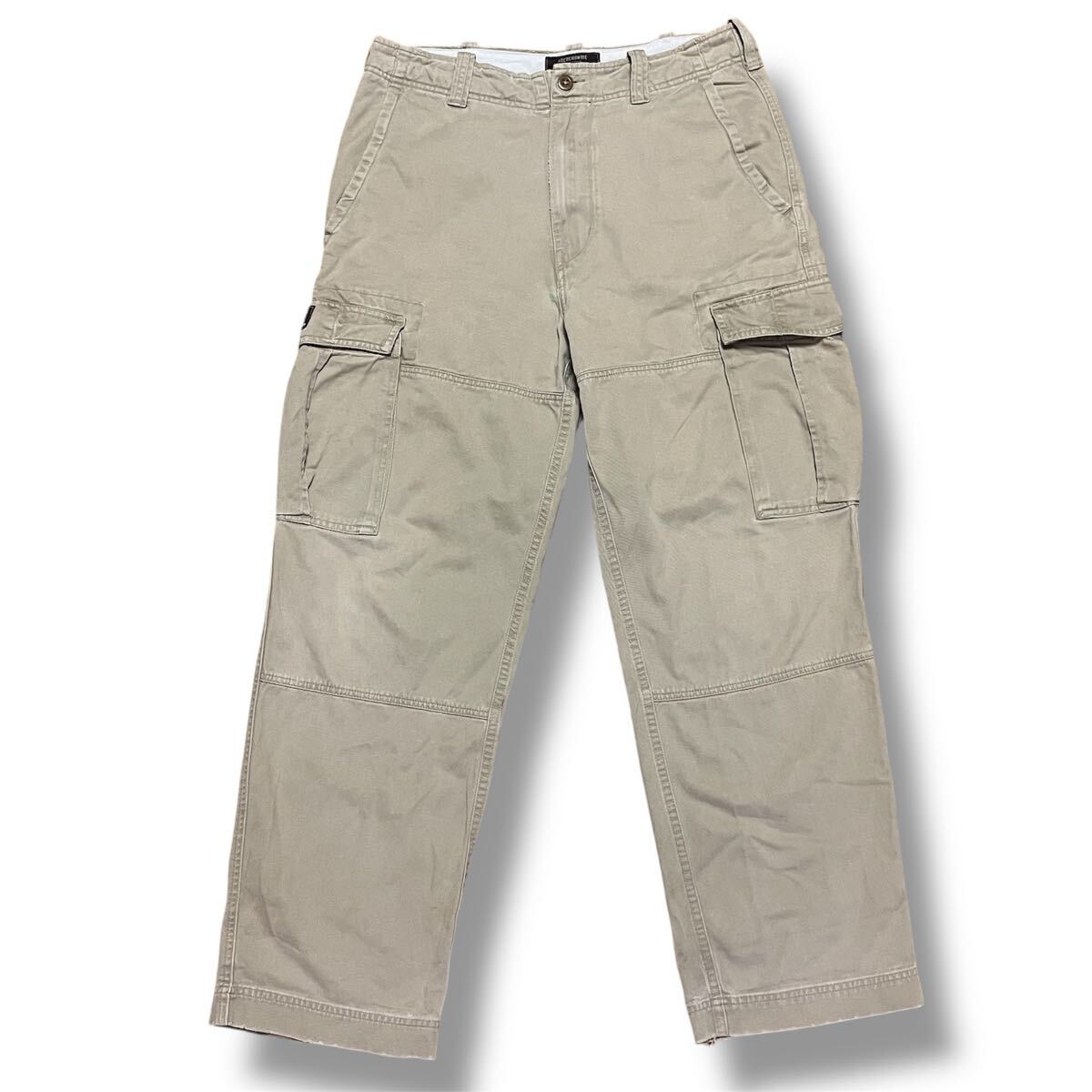 abercrombie&fitch 90s 00s カーゴパンツ 値引可 ミリタリーパンツ ビンテージライン 復刻ライン ミリタリー カーゴ ヴィンテージ 古着拍卖