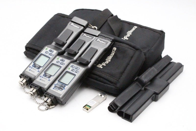 FUJIKURA/フジクラ 光ファイバ小型心線対照器セット★FID-20R x2台 + FID-25R 中古★送料無料拍卖