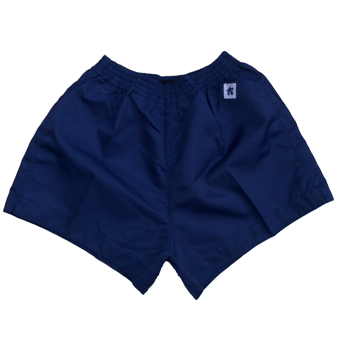 未使用 ~'80s DESCENTE デサント DP-40 ナイロン L 紺 ネイビー 光沢 ショートパンツ ランパン 短パン デッドストック 昭和 レトロ 当時物拍卖