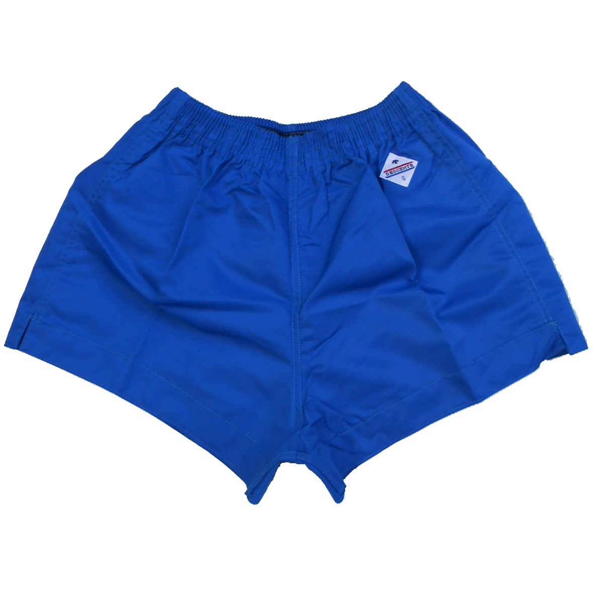 未使用 ~'80s DESCENTE デサント DP-40 光沢 ナイロン S ブルー 青 ショートパンツ ランパン 短パン デッドストック 昭和 ショーツ 当時物拍卖