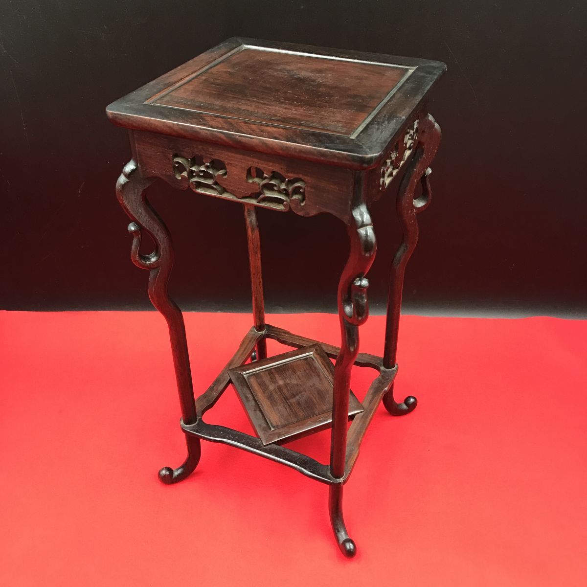 唐木 飾り台 華台 花台 香炉台 【RA0879T#100】拍卖