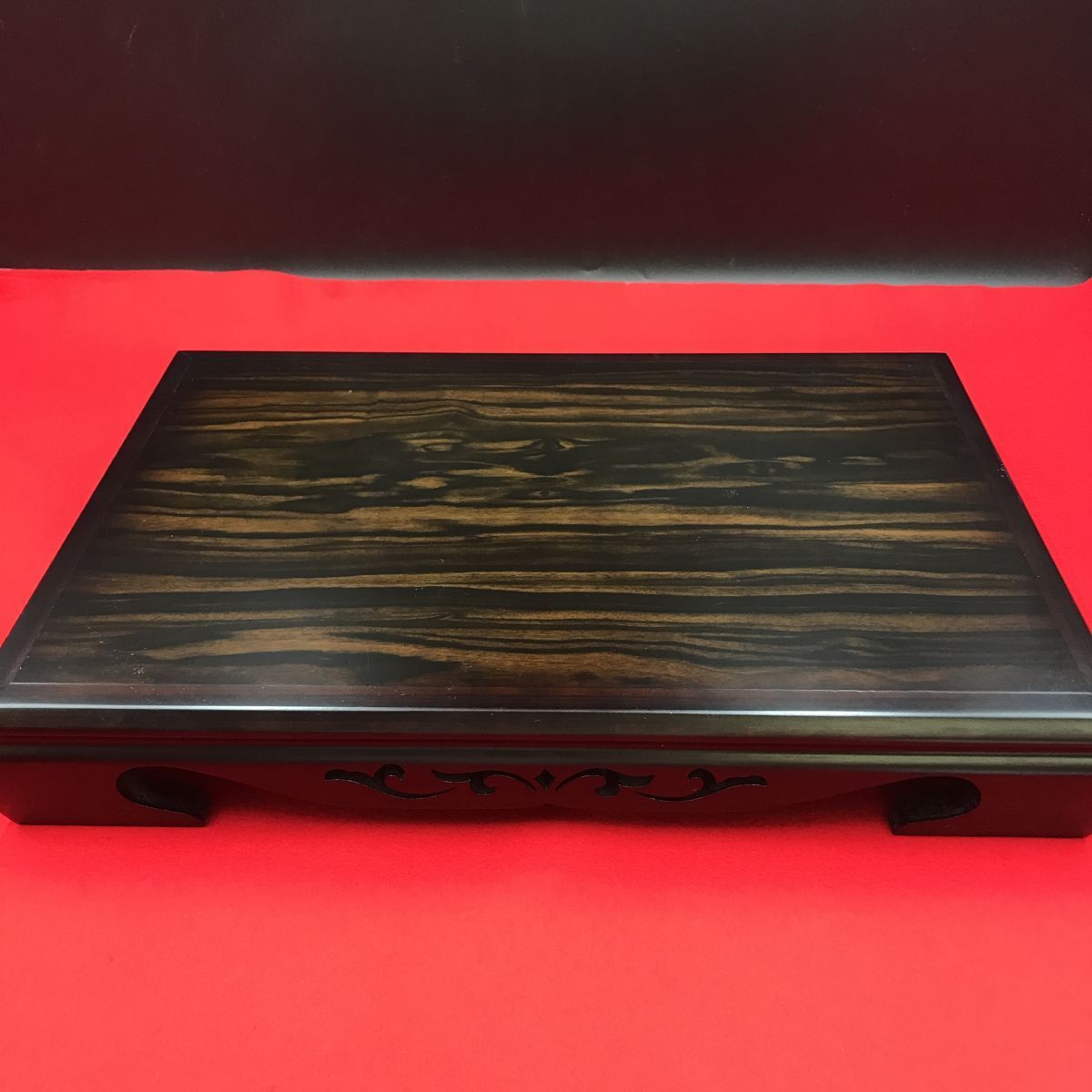 唐木 透かし 花台 華台 飾り台 香炉台 【RA0239S#100】拍卖