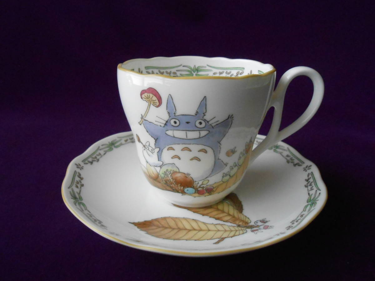 ノリタケ! ☆となりのトトロ・カップソーサー③☆ 新品 コーヒー 珈琲 紅茶 ミルク ギフト拍卖