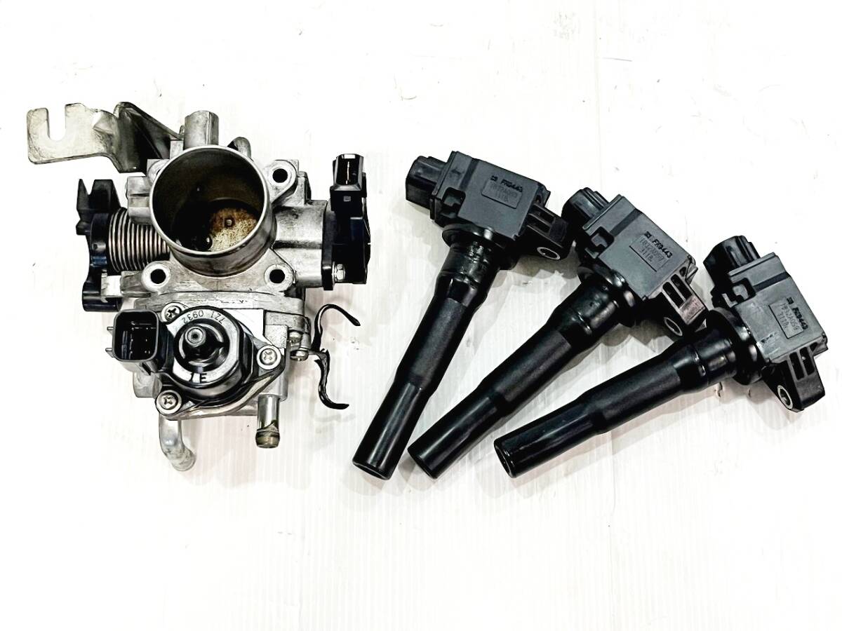 GBD-U61V U61T ミニキャブ ☆スロットルボディ ISCV AC35-033&デンソー製 イグニッションコイル FK0443 1832A059☆U71V U71T クリッパー拍卖