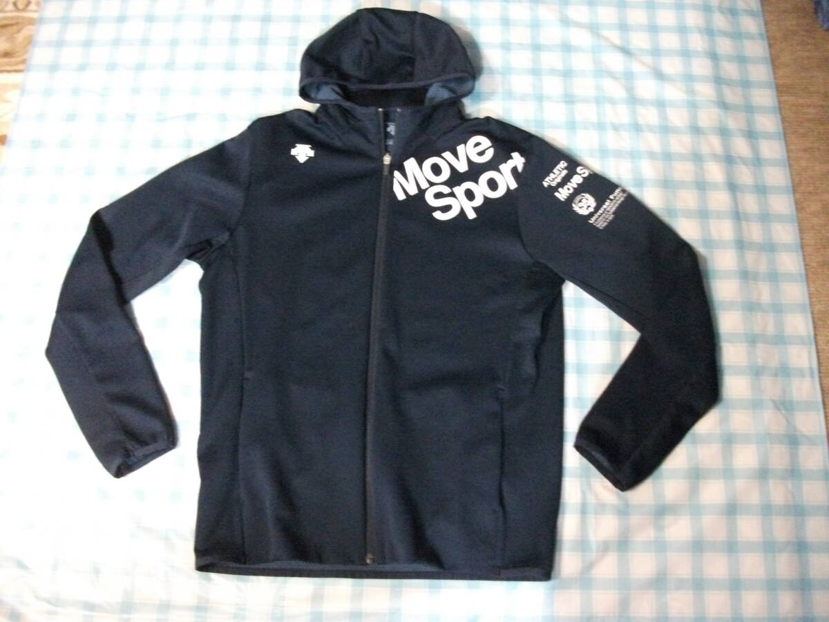 デサント MoveSport ドライパーカー 紺 O 美品拍卖
