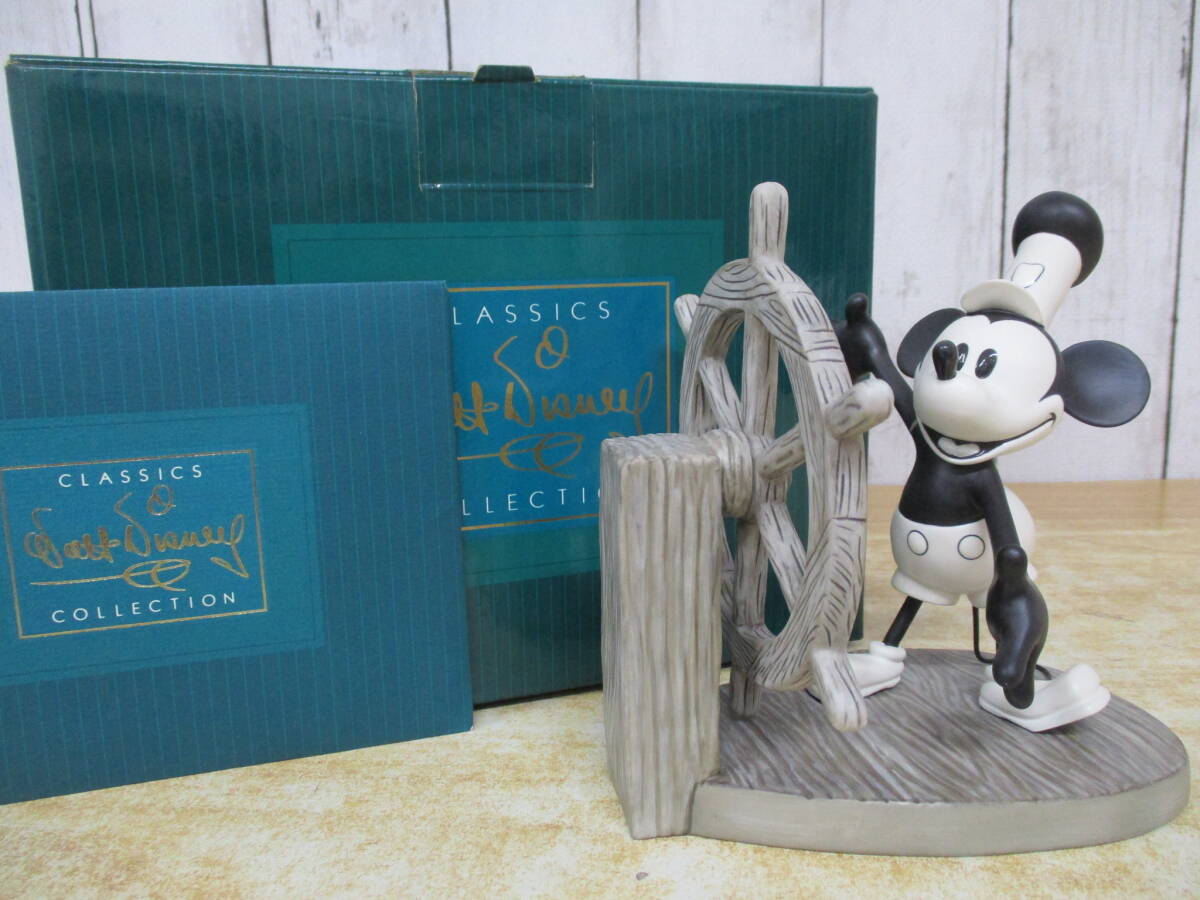 j3-3(蒸気船ウィリー WDCC フィギュア)ミッキー Walt Disney Classics Collections ディズニー Disney コレクション 置物 ジャンク拍卖