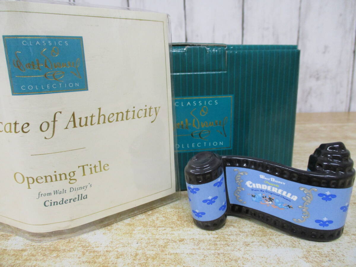 g10-3(WDCC オープニングタイトル シンデレラ フィギュアリン)Opening Title Cinderella ディズニー Disney Classics Collection 置物拍卖