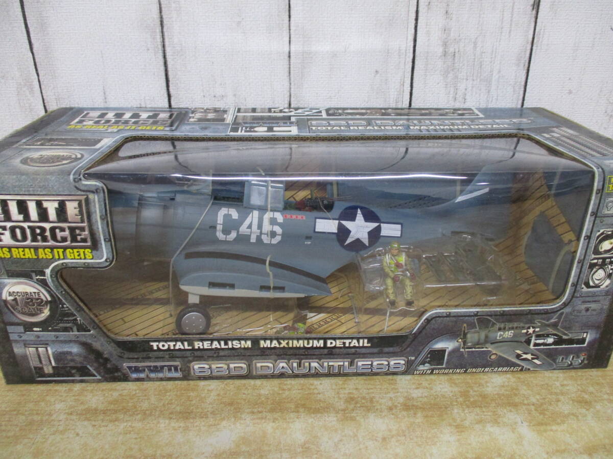 h4-2 希少(BBI エリートフォース ドーントレス 1/32スケール)未開封 ELITE FORCE SBD DAUNTLESS WWII 航空機拍卖