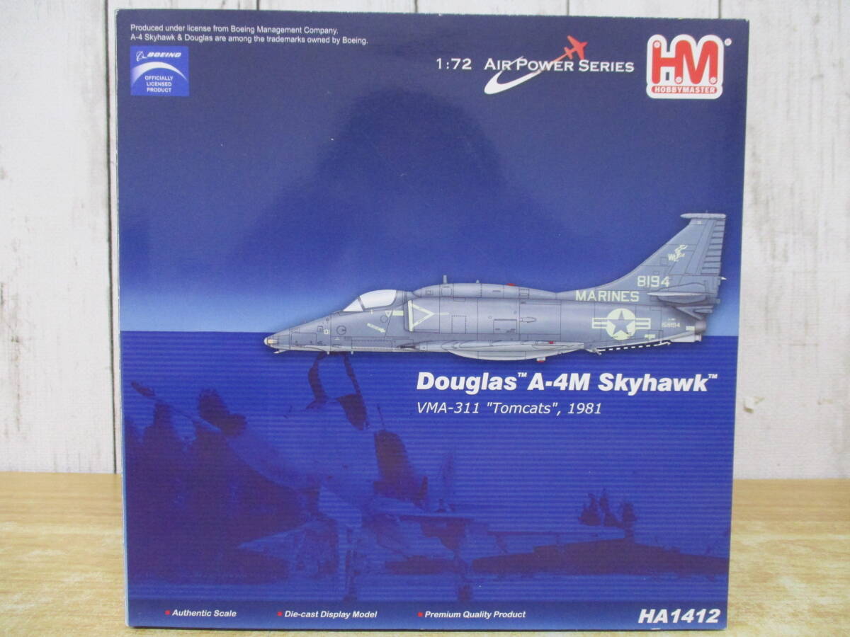 h4-3(ホビーマスター ダグラス A-4M スカイホーク 1/72スケール)HA1412 トムキャッツ VMA-311 HOBBY MASTER Skyhawk Douglas拍卖