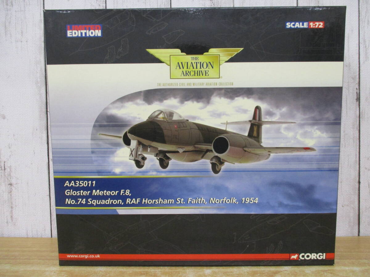 i5-3(CORGI AA35011 グロスター ミーティア F.8 1/72)Gloster Meteor No.74 Squadron コーギー THE AVIATION ARCHIVE拍卖