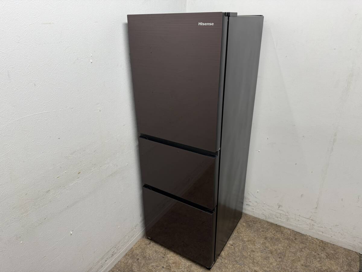ハイセンス Hisense 3ドア冷蔵庫 高級ガラスドア 省エネ 282L HR-G2801BR拍卖