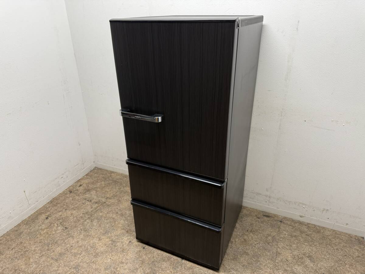 アクア AQUA 3ドア冷蔵庫 ウッドブラック 272L AQR-SV27M(K)拍卖